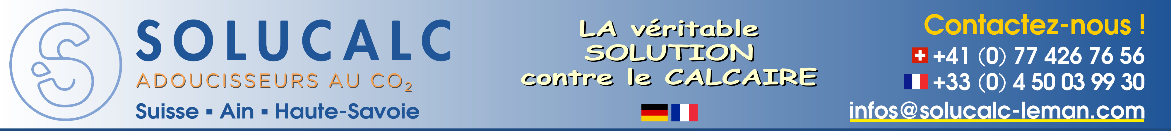 Adoucisseur d'eau au CO2 - SoluCalc - La véritable solution au calcaire 100% efficace - Suisse et Est-France